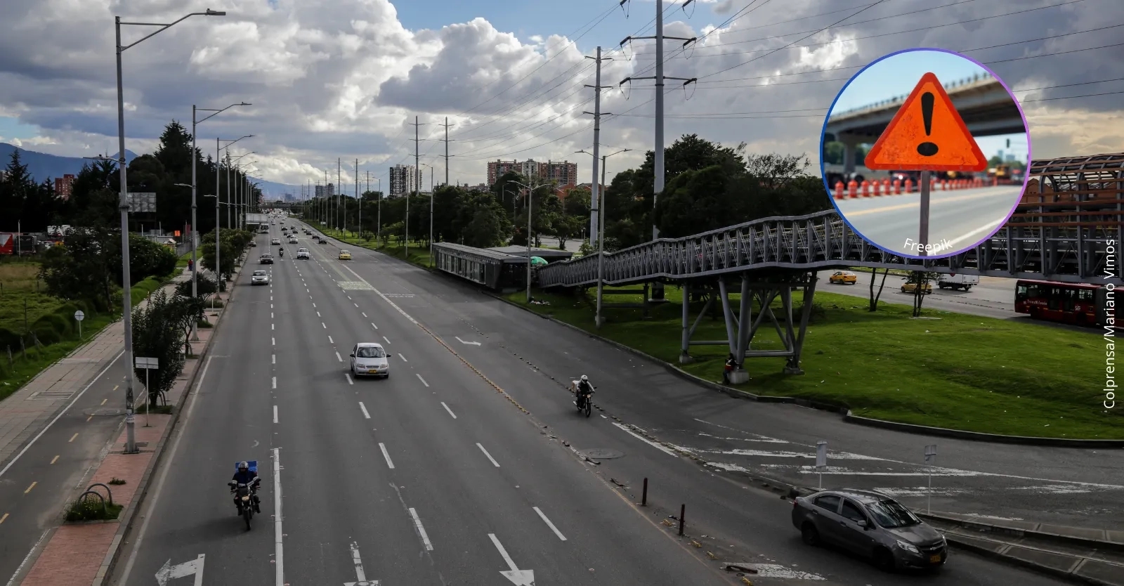 Cierre nocturno en la Autopista Norte de Bogotá: fechas, horarios y cambios