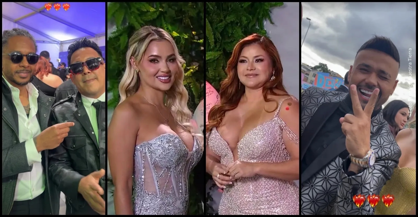 Premios Nuestra Tierra 2026: así se vivió la alfombra roja ¡Puro glam colombiano!