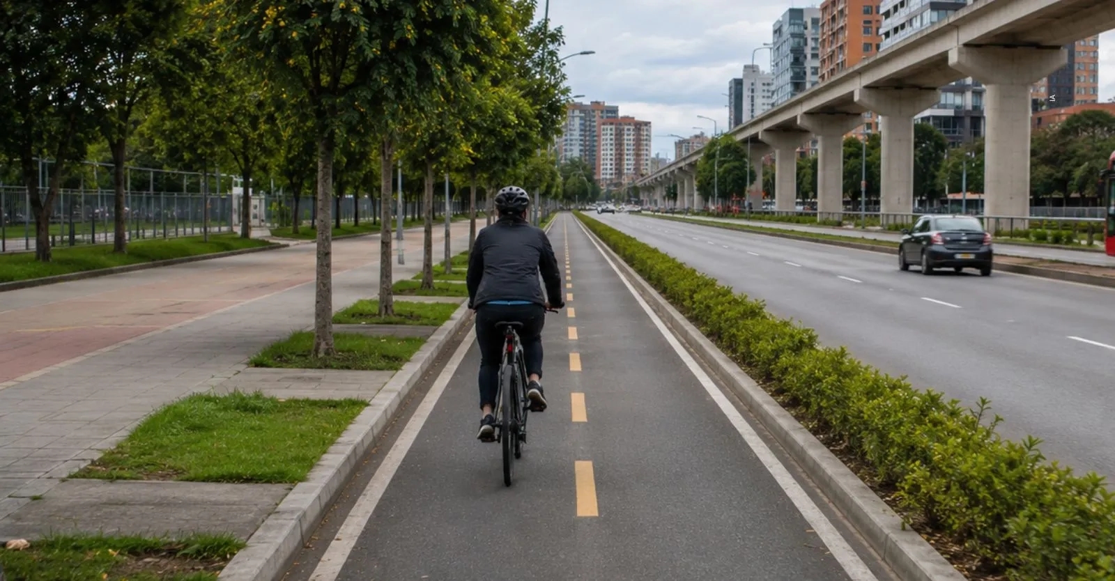 Ciclistas ya cuentan con nueva ruta en la Av. 68: así quedó el recorrido habilitado.