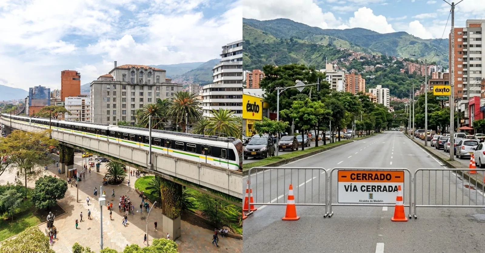 Medellín tendrá cierres viales hasta el 24 de mayo: estas son las zonas afectadas y horarios