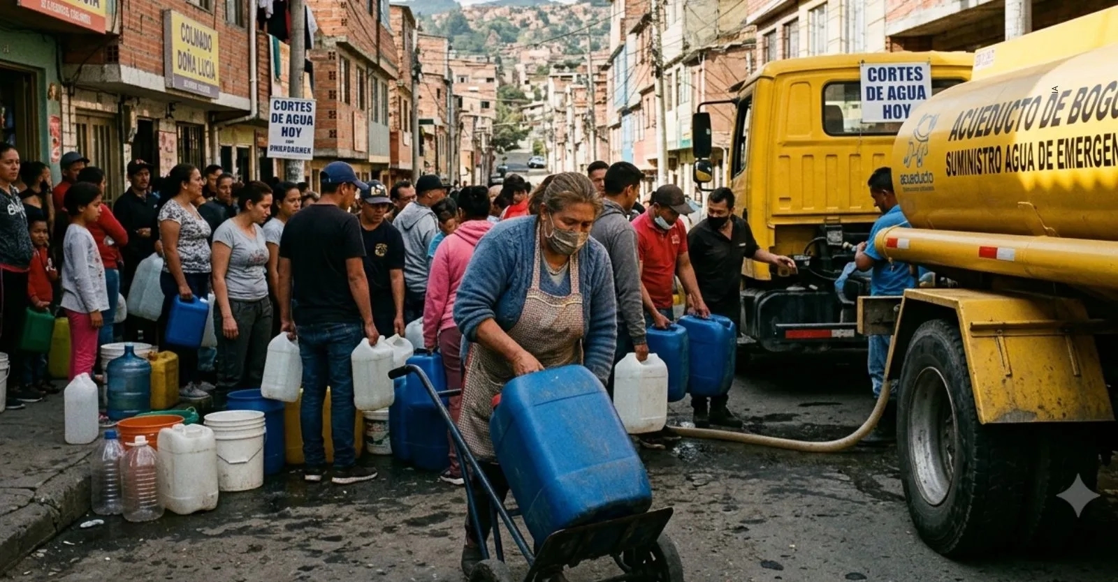 Acueducto anunció cortes de agua en Bogotá este 28 de julio: consulta si tu barrio está en la lista.