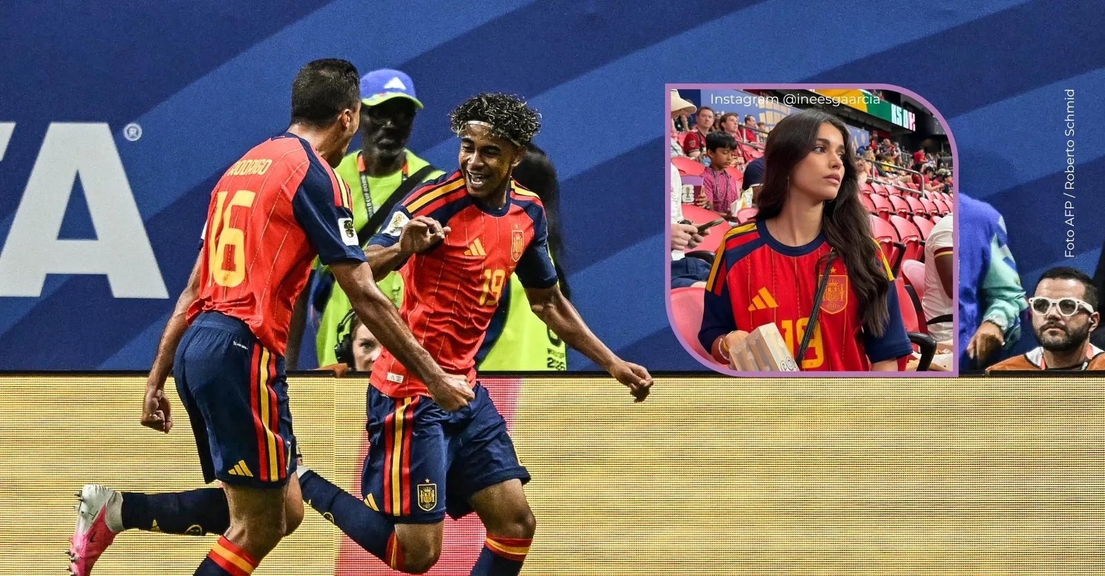 Inés García, la novia de Lamine Yamal mayor que él, quien es su "amuleto" en el Mundial 2026