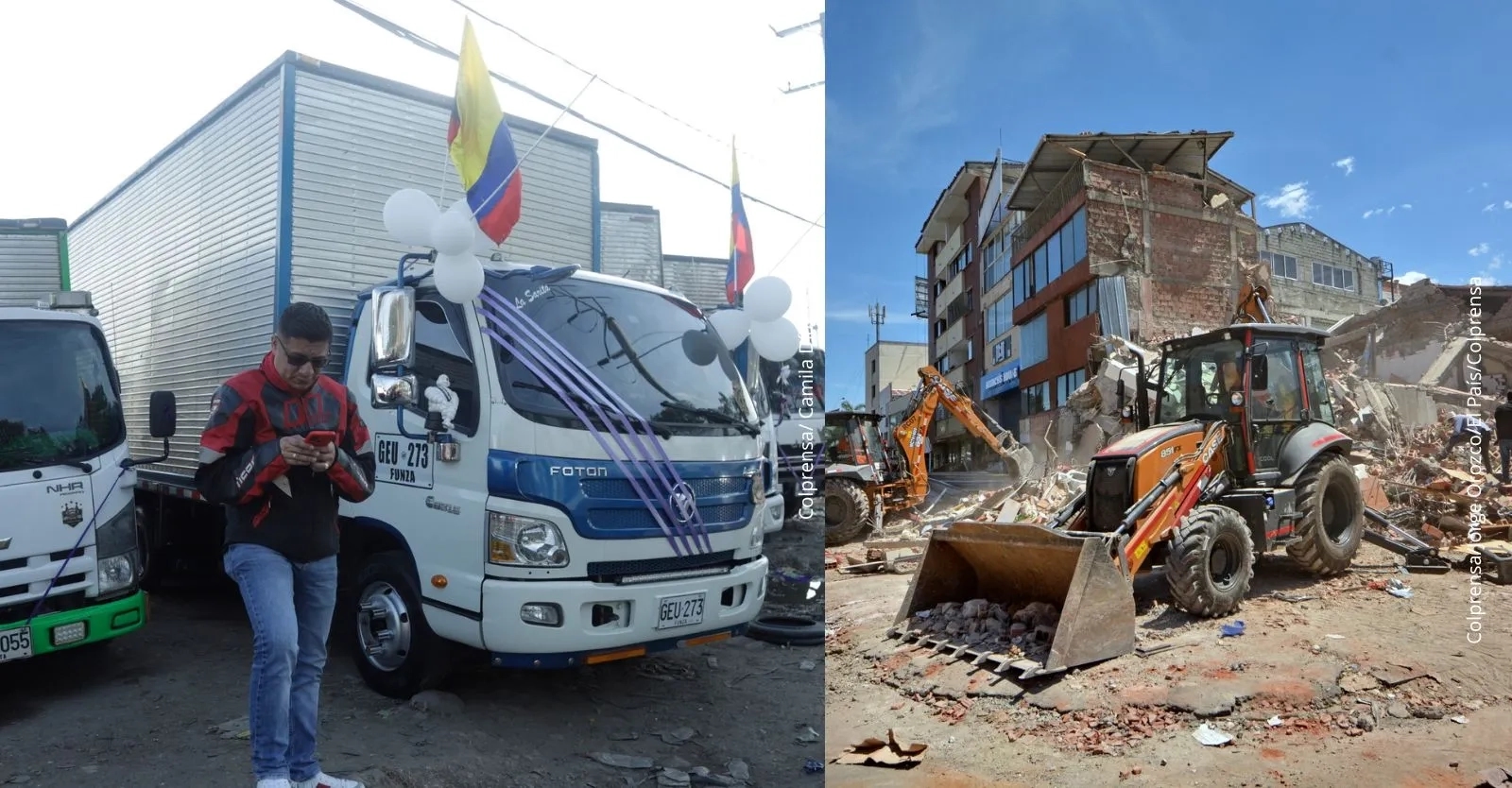 ¿Qué vehículos NO tendrán que pagar peajes durante la emergencia del terremoto en Colombia?