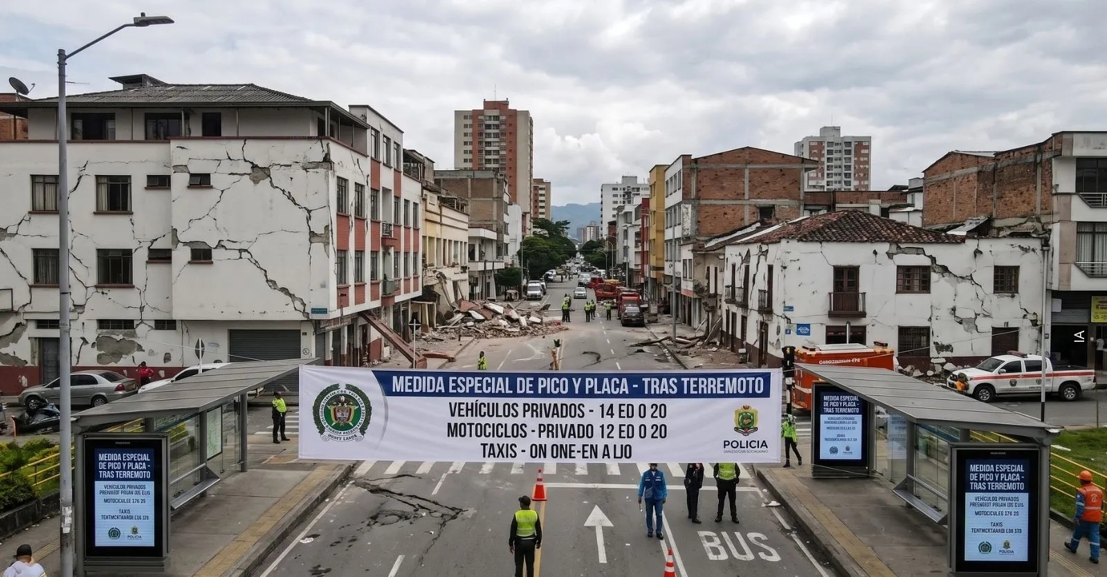 Nuevo pico y placa temporal en Pereira tras terremoto: ¿Qué vehículos tendrán restricción y cómo funcionará?  