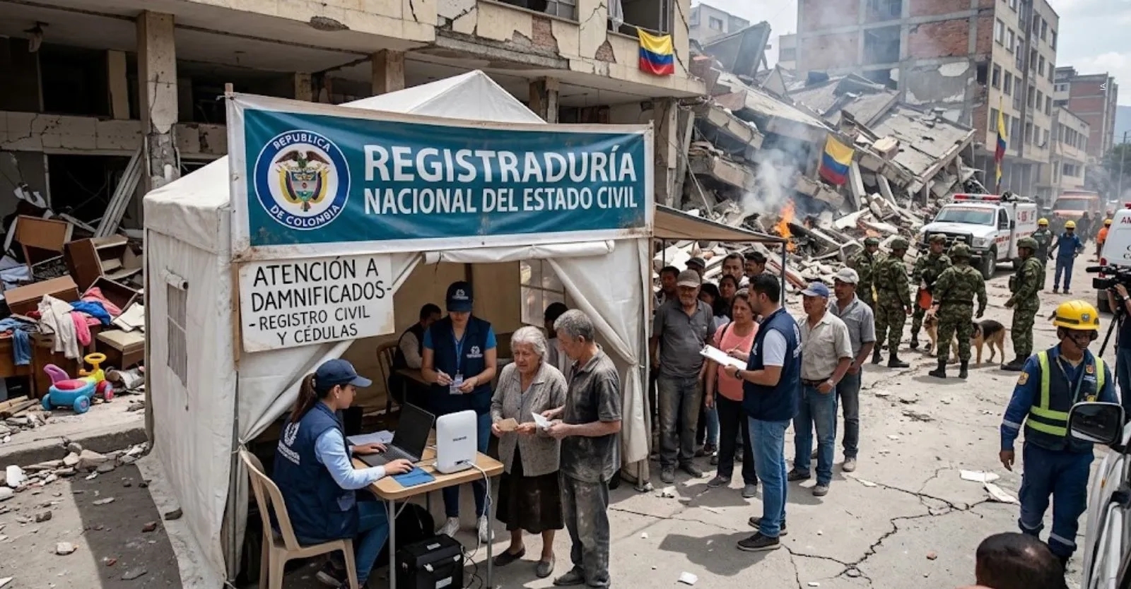 Registraduría nacional activa trámites gratis para afectados por el terremoto: estos son todos los documentos que podrá sacar sin costo