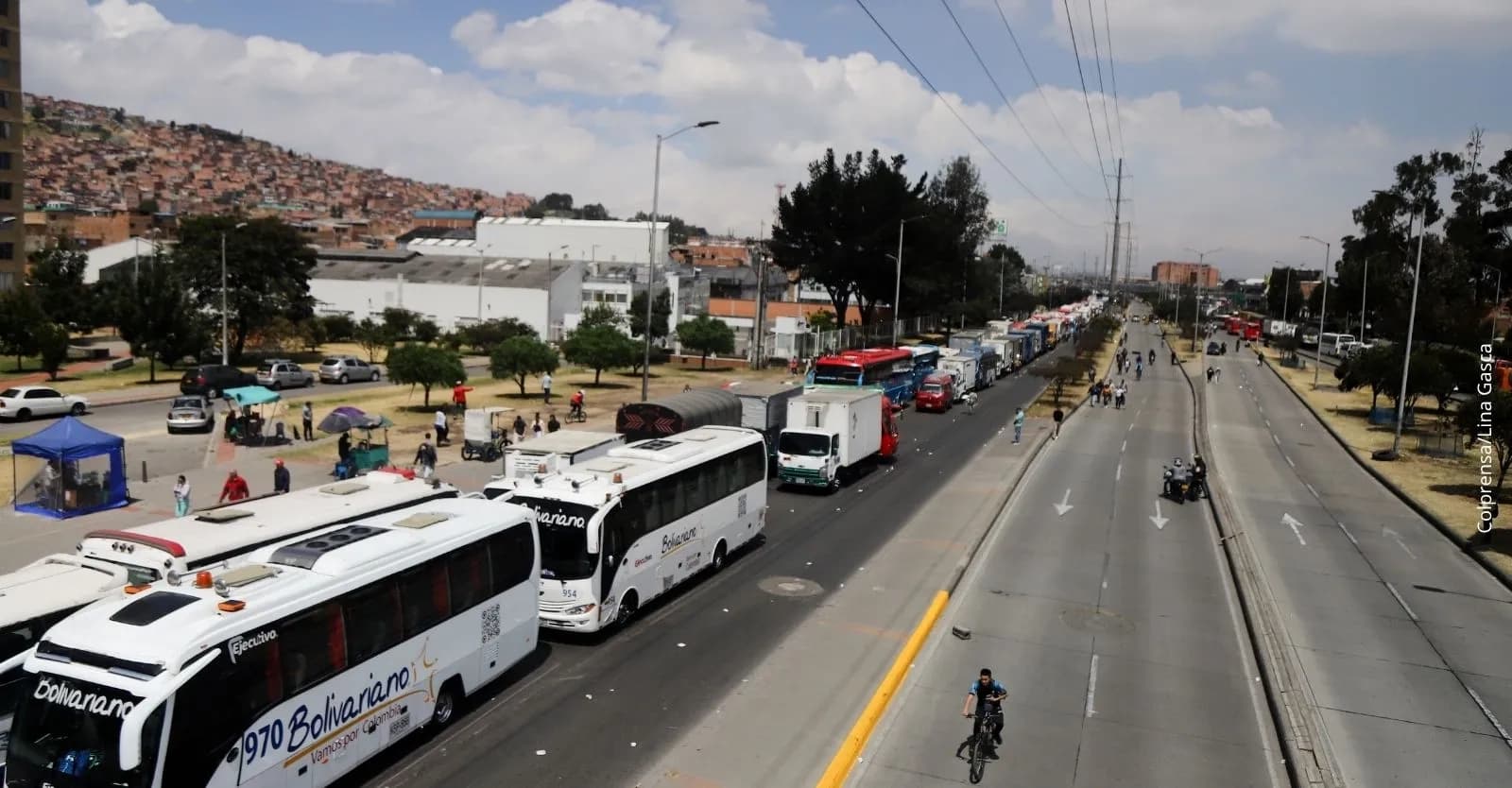 Desvíos en la autopista sur de Soacha por cierre de carril: Barrios afectados