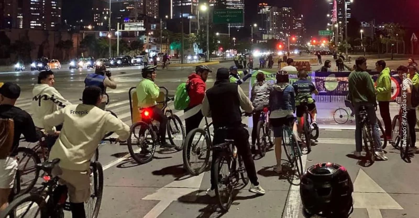Estos son los cierres viales en Bogotá por la Ciclovía Nocturna de este jueves 27 de agosto del 2026