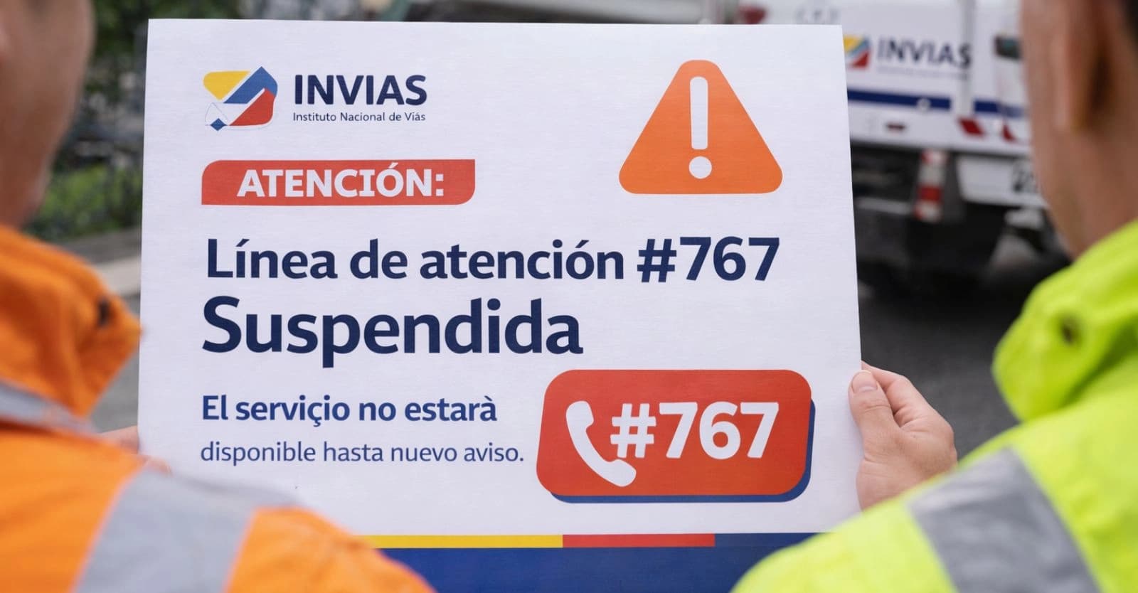 Invías anunció la suspensión de importante línea de emergencias en Semana Santa: ¿Cuál es?
