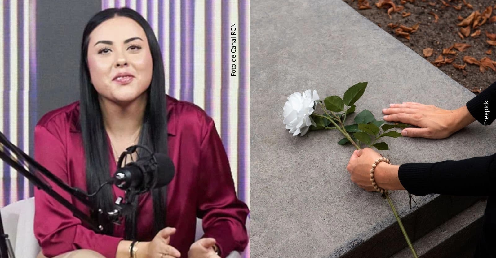 Juliana Calderón visita el lugar donde falleció su novio junto a Yeison Jiménez