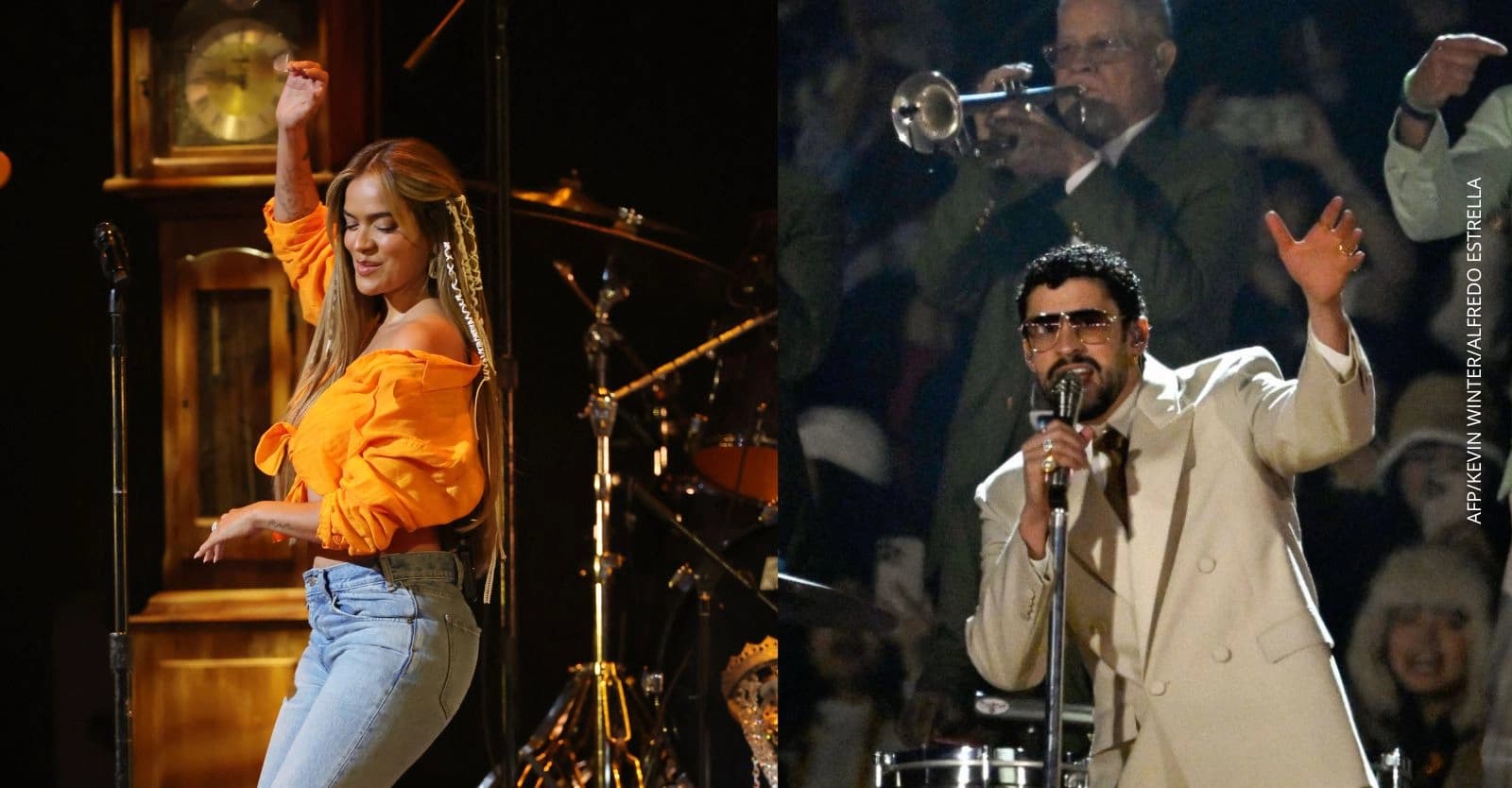 Karol G fue la invitada sorpresa en la tercera fecha del concierto de Bad Bunny en Medellín: así fue su presentación