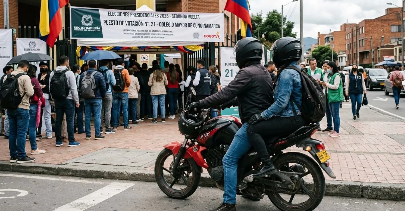 Parrillero en moto en segunda vuelta de elecciones: esto dijo el gobierno sobre las restricciones que pueden imponer los alcaldes