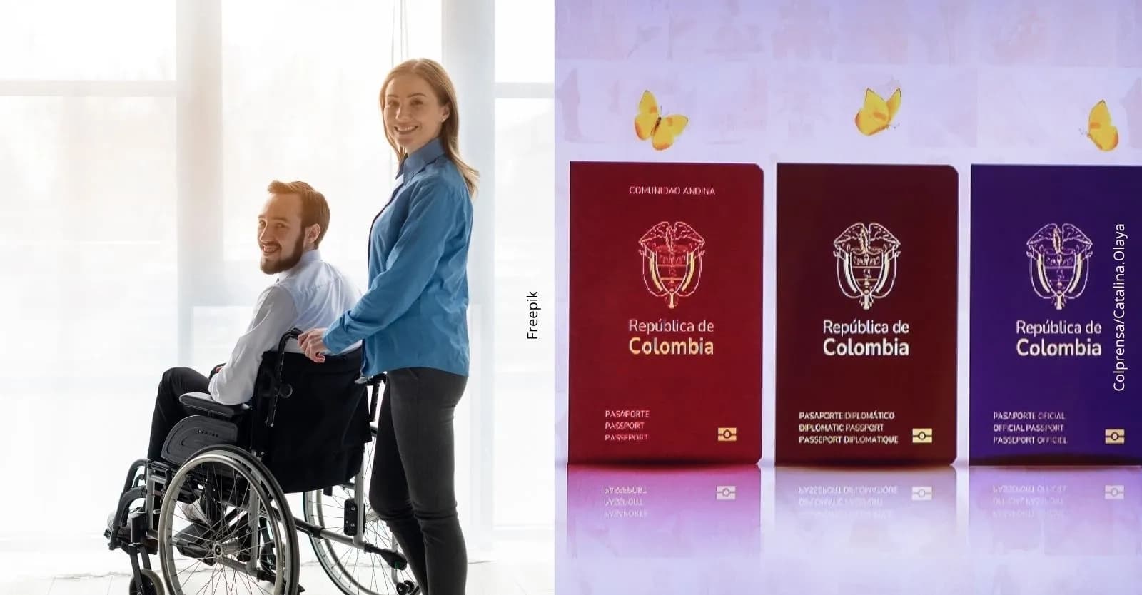 ¿Pueden personas con discapacidad obtener el pasaporte gratis en Colombia en 2026?