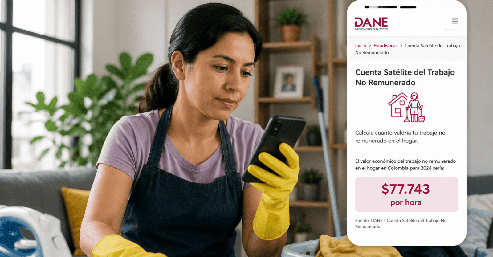 ¿Cuánto valen realmente las tareas del hogar en Colombia?: Esto reveló el DANE