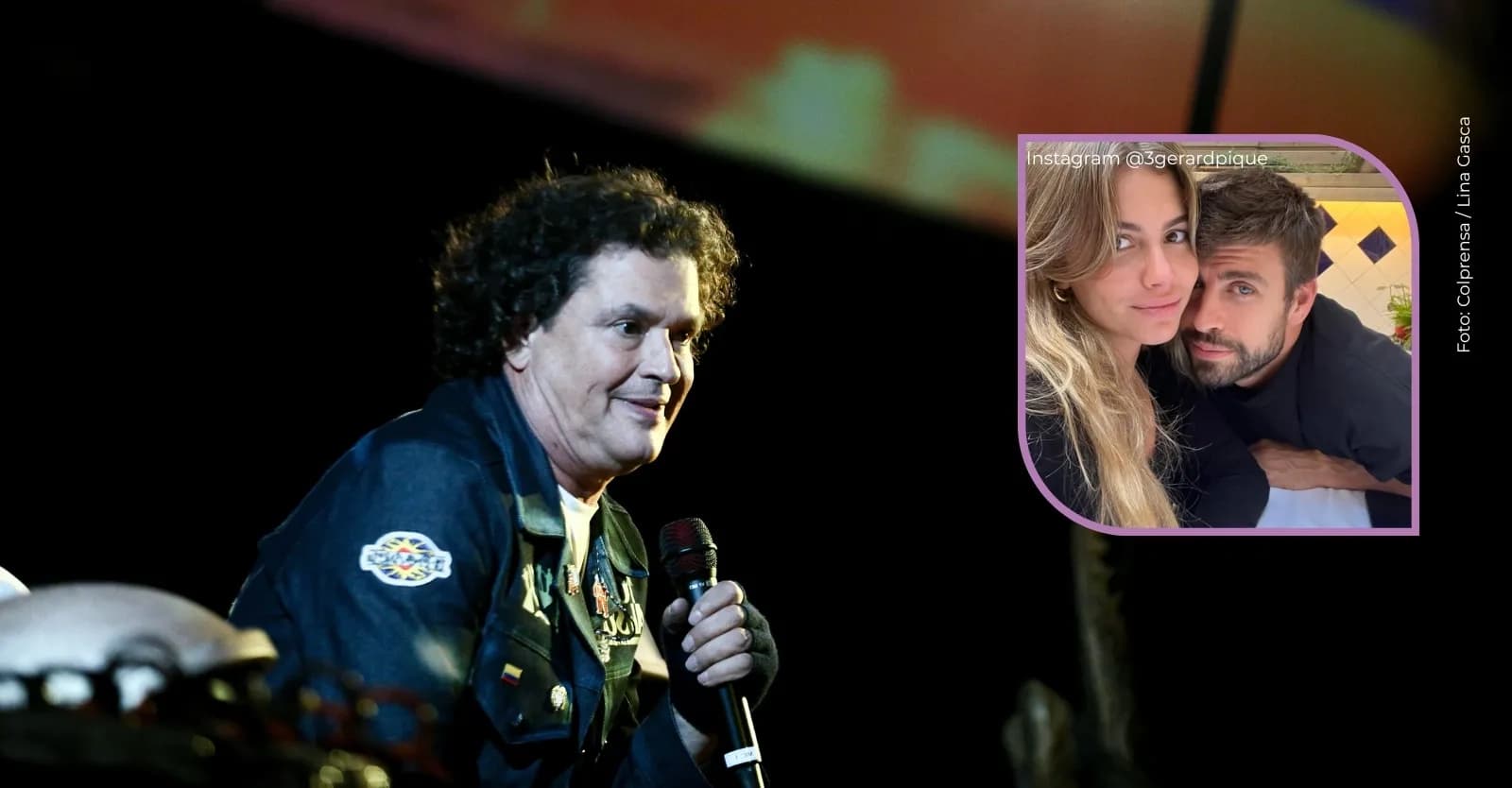 Carlos Vives aclara el polémico like a foto de Piqué con Clara Chía