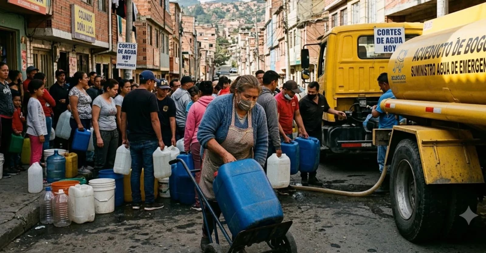 Acueducto anunció cortes de agua en Bogotá este 28 de julio: consulta si tu barrio está en la lista.