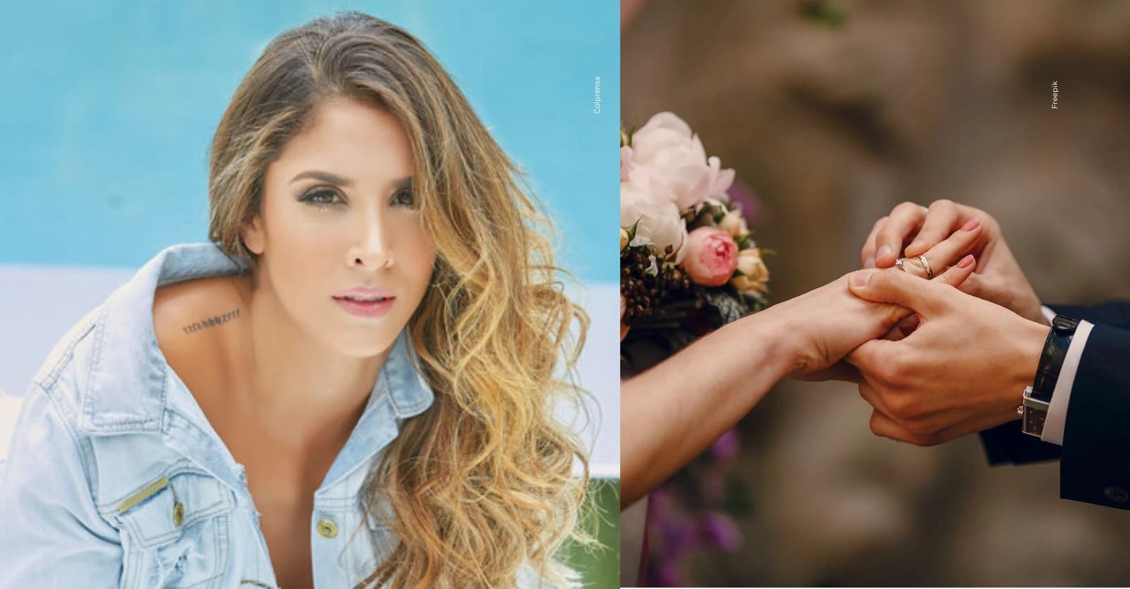 Daniela Ospina revela detalles de su boda religiosa con Gabriel Coronel.