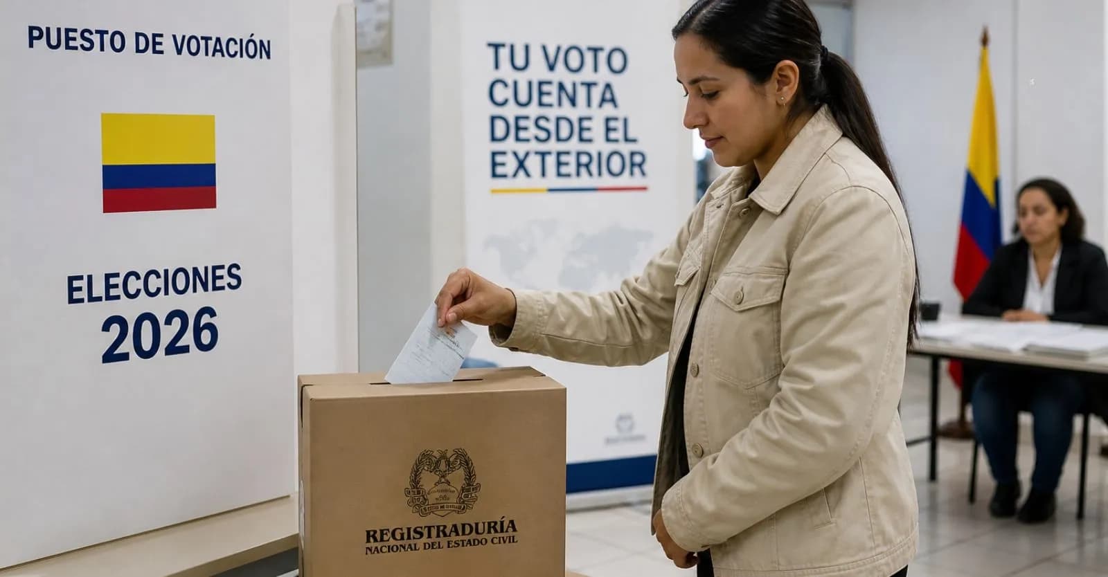 Elecciones presidenciales en Colombia 2026 ¿Cuándo abren las urnas para votar para desde el exterior?
