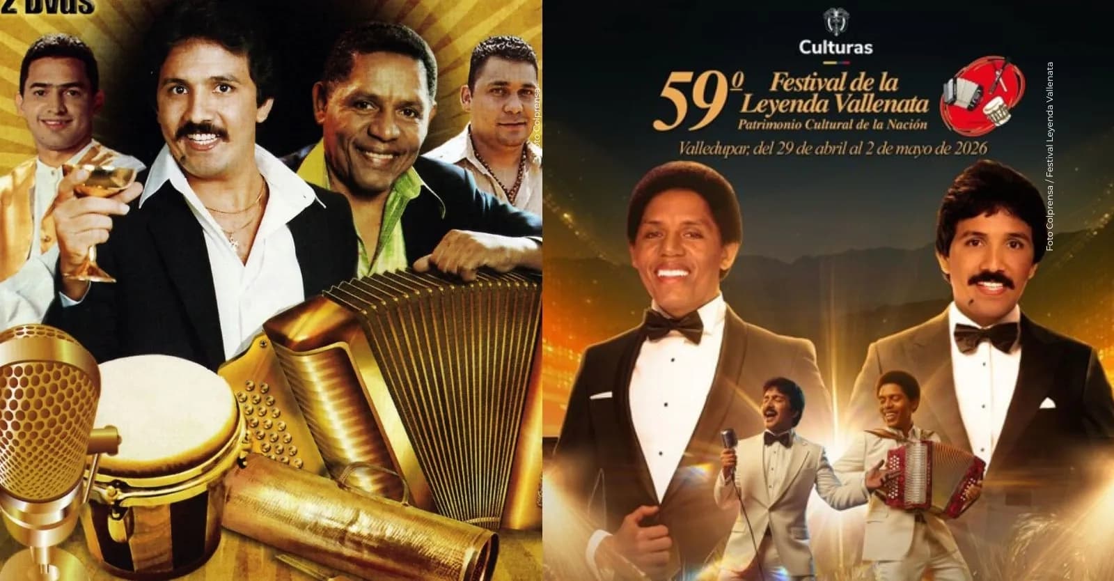 Binomio de Oro celebró 50 años: así fue el emotivo homenaje que reunió a las leyendas del vallenato