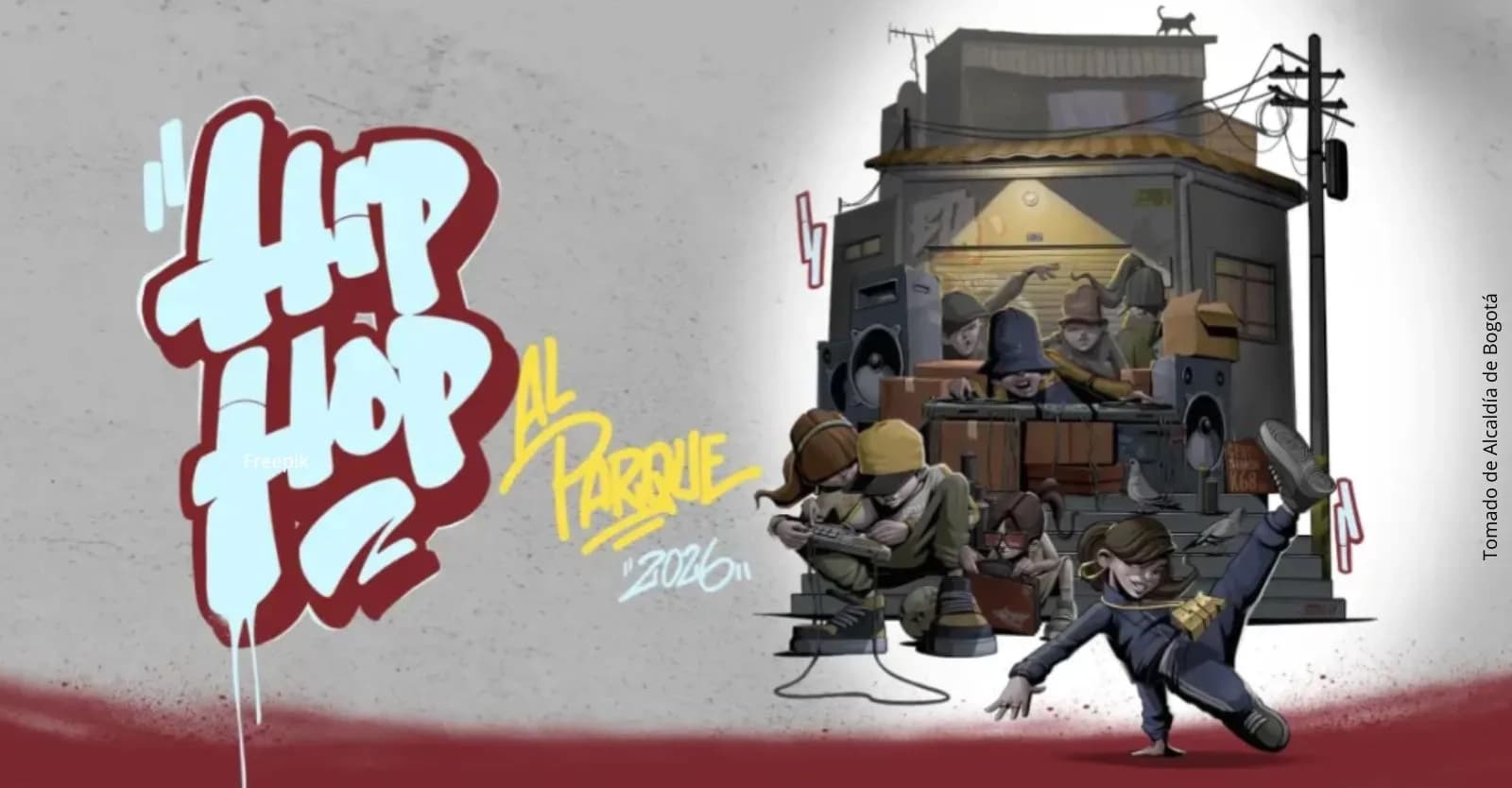 Programación Hip Hop al Parque 2026 en Bogotá: Horarios y artistas
