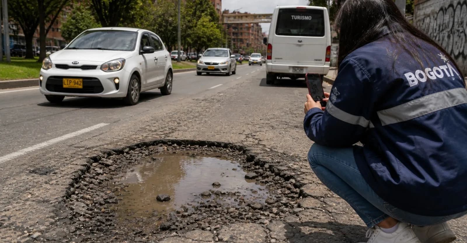 Bogotá: así puedes reportar huecos en las vías y hacer seguimiento al caso.