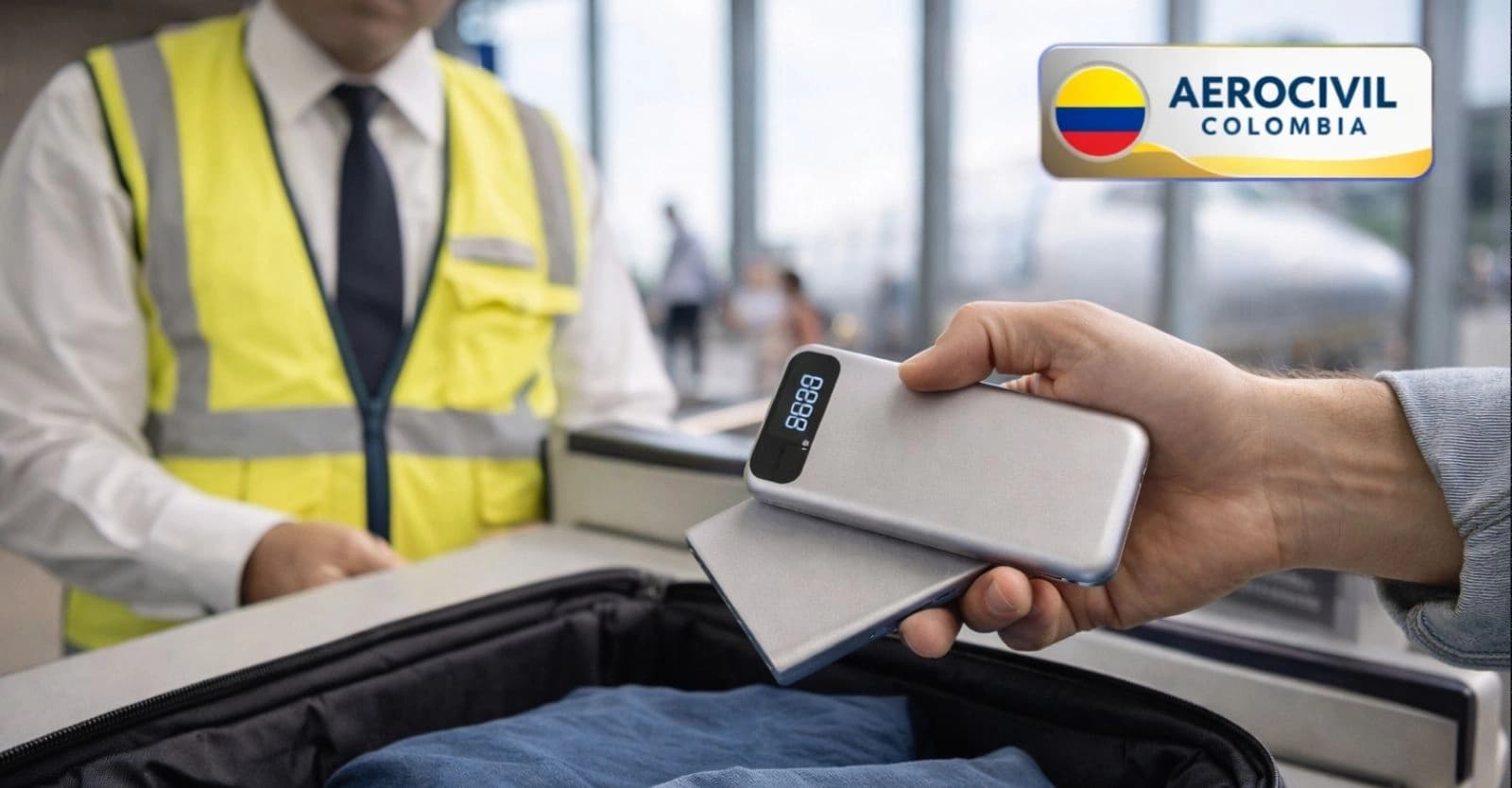 Aerocivil cambia reglas para llevar power banks y baterías de litio en vuelos comerciales