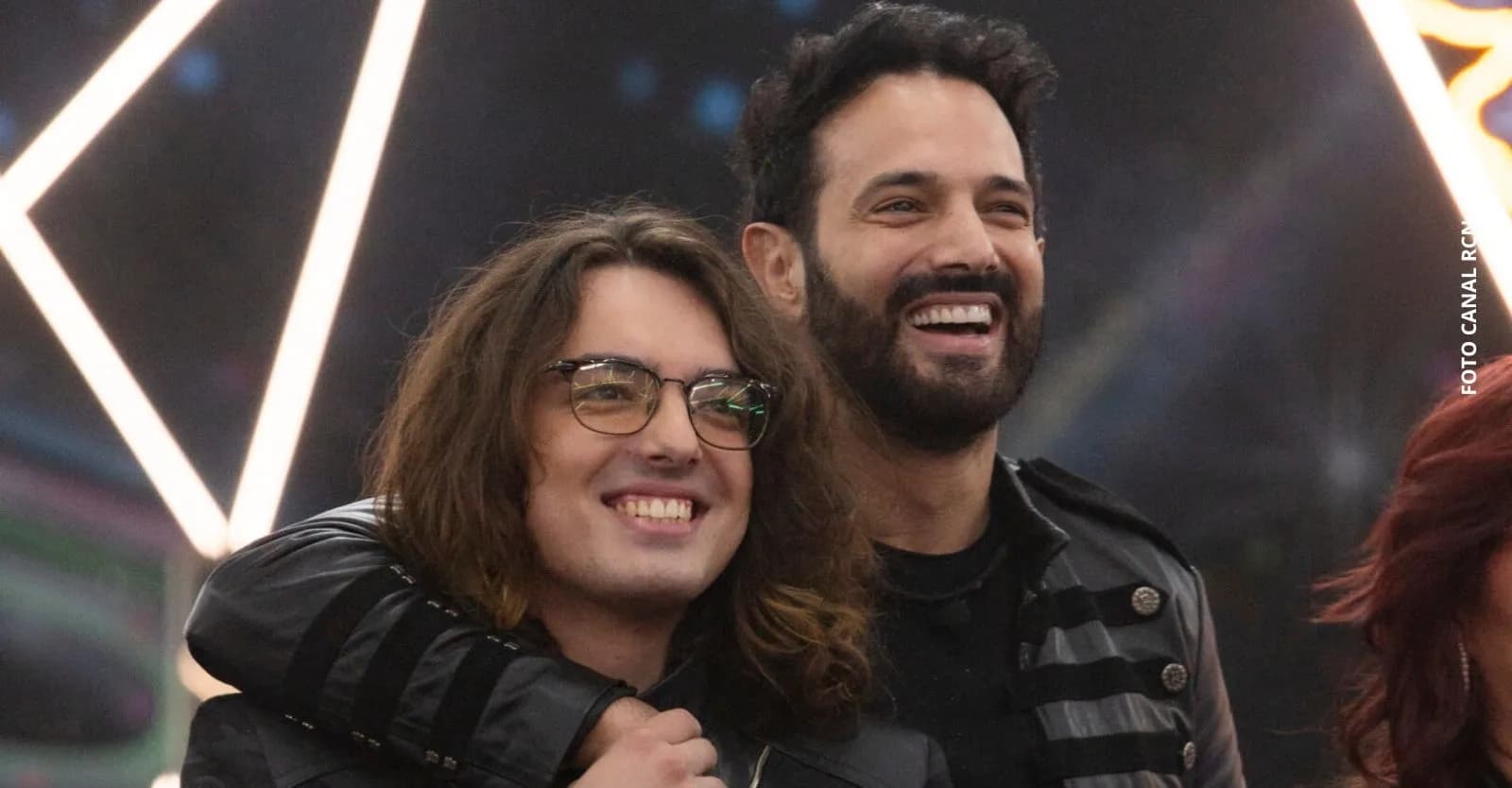 Alejandro Estrada y su hijo se conmovieron