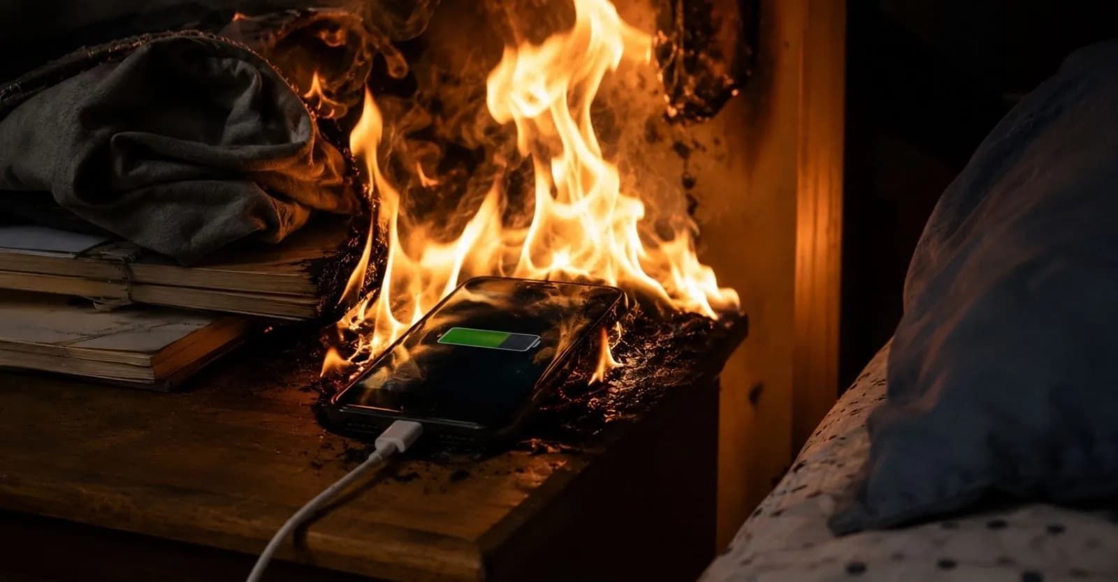 ¿Por qué dejar cargando el celular toda la noche podría provocar un incendio en el hogar?