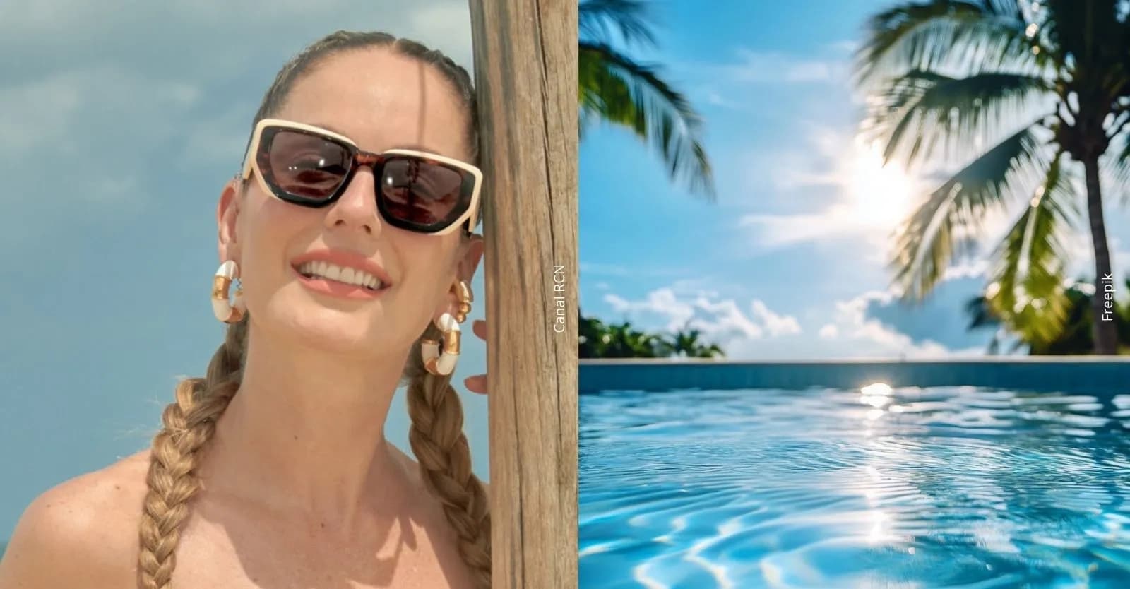 Claudia Bahamón sufrió un fuerte accidente mientras nadaba: ¿Qué le pasó a su rostro?