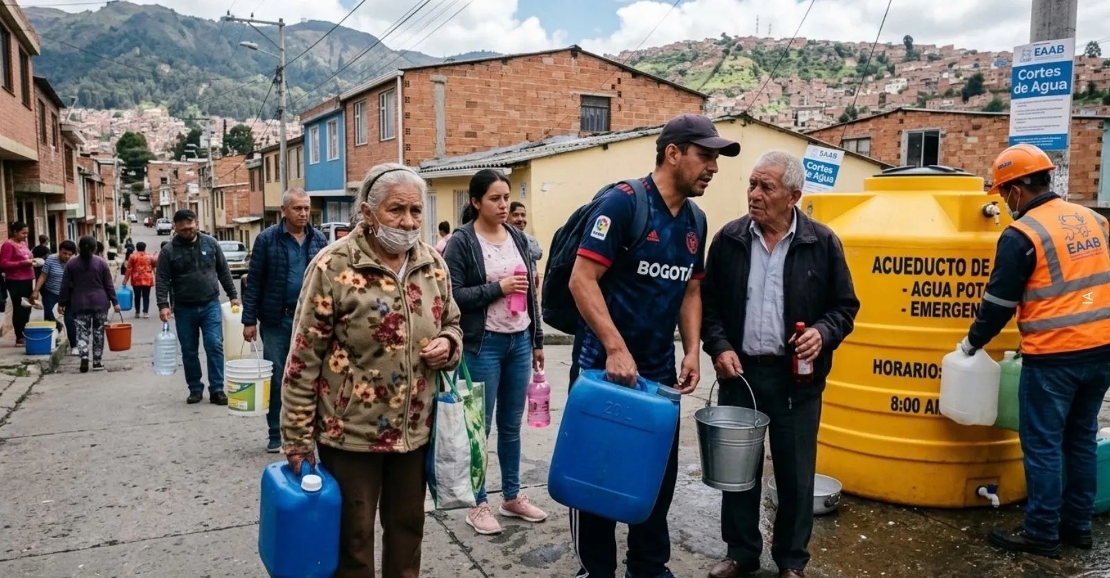 Cortes de agua en Bogotá y Cundinamarca del 6 al 9 de octubre de 2026: sectores afectados y horarios