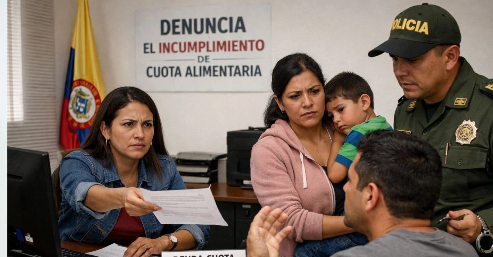 REDAM en Colombia: ¿Cómo inscribir a un deudor moroso en las cuotas alimentarias?