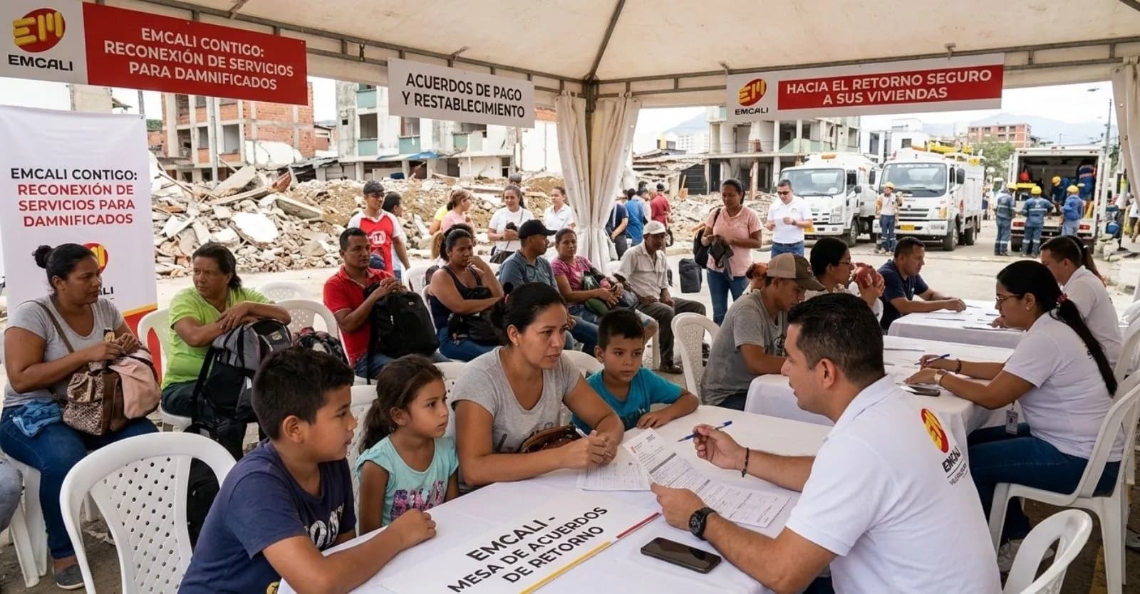 EMCALI ofrece alivios económicos a damnificados por el terremoto: Así puedes acceder a la financiación