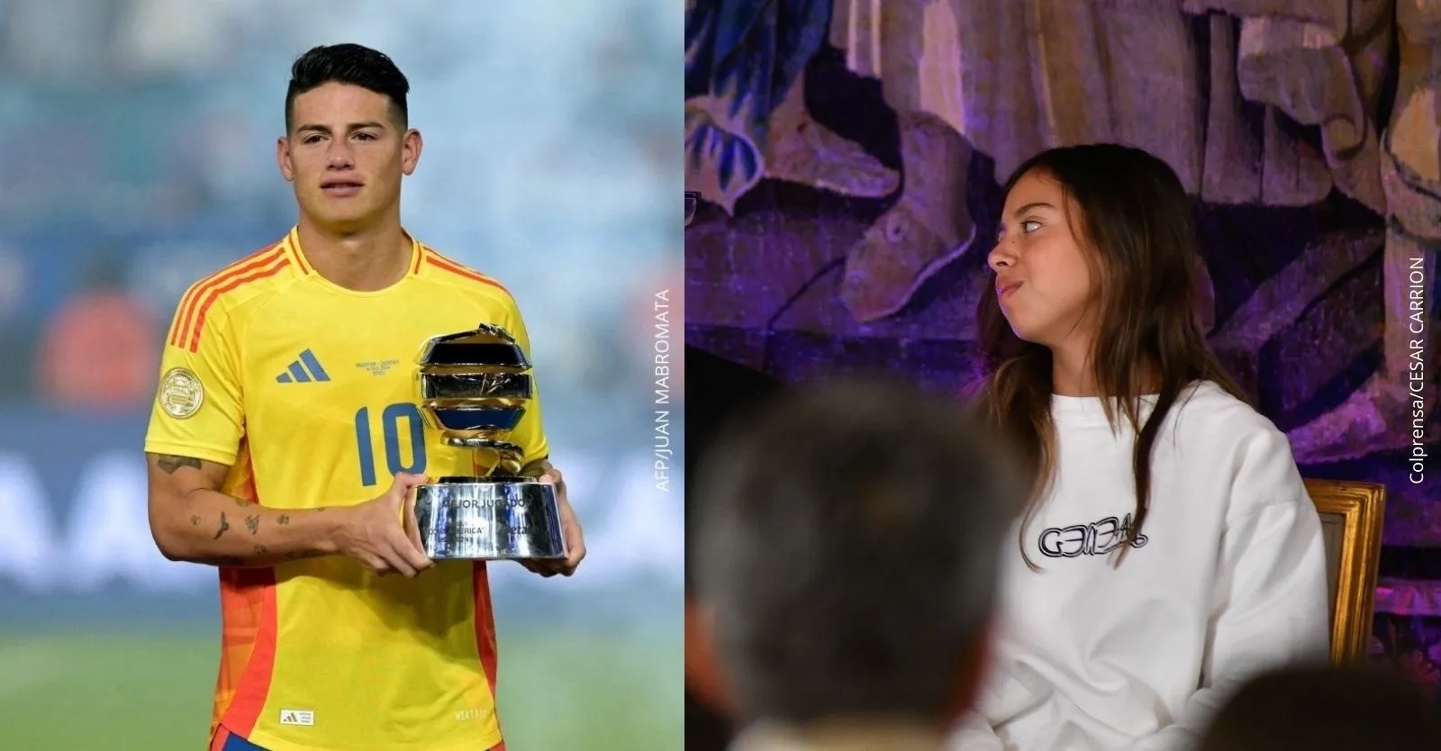 James Rodríguez le responde a Antonella Petro tras la polémica por la despedida de la selección