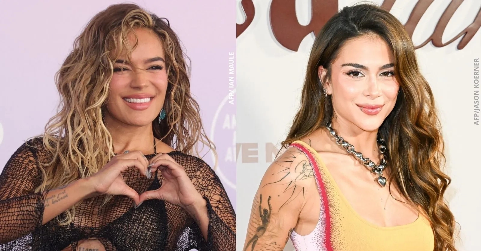 Karol G y Greeicy cantan juntas en vivo como homenaje a los colombianos