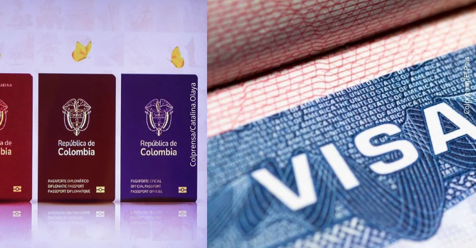 ¿Qué pasará con las visas vigentes de los colombianos tras el cambio de diseño del pasaporte?