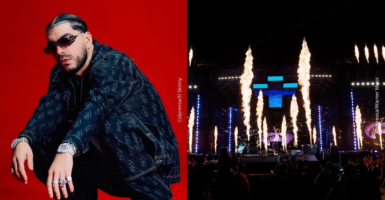Así llegó Ryan Castro a su concierto en el Atanasio Girardot de Medellín
