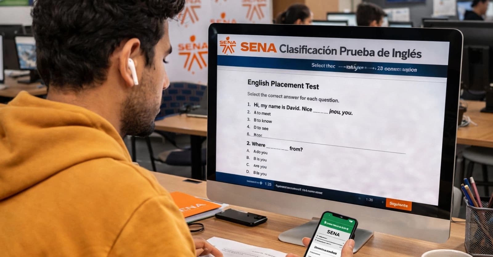 ¿Cómo conocer el nivel de inglés con el test gratuito del SENA en 2026?