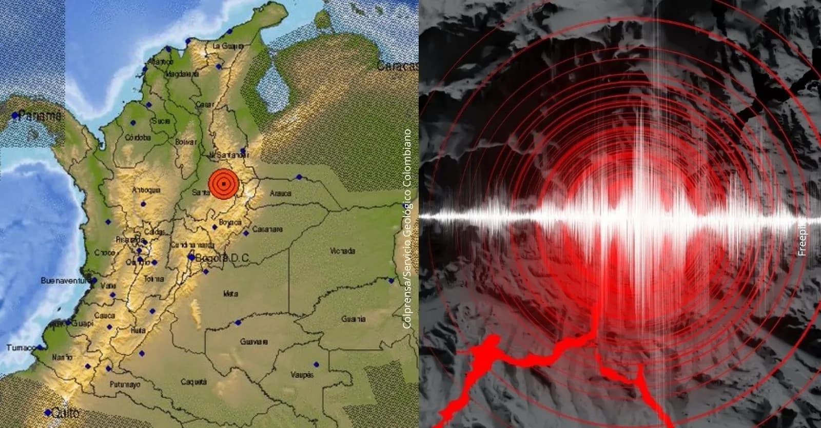 Temblor hoy en Colombia 10 de julio de 2026: Epicentros y magnitudes de los sismos