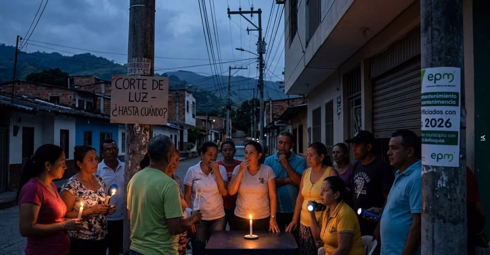 Cortes de luz en Antioquia el domingo 18 de octubre del 2026: Municipios afectados y horarios