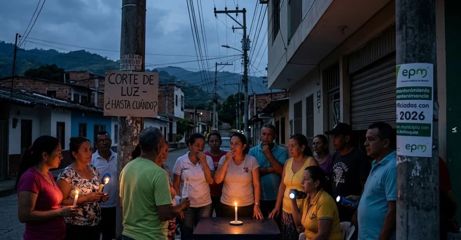 Cortes de luz en Antioquia el domingo 18 de octubre del 2026: Municipios afectados y horarios