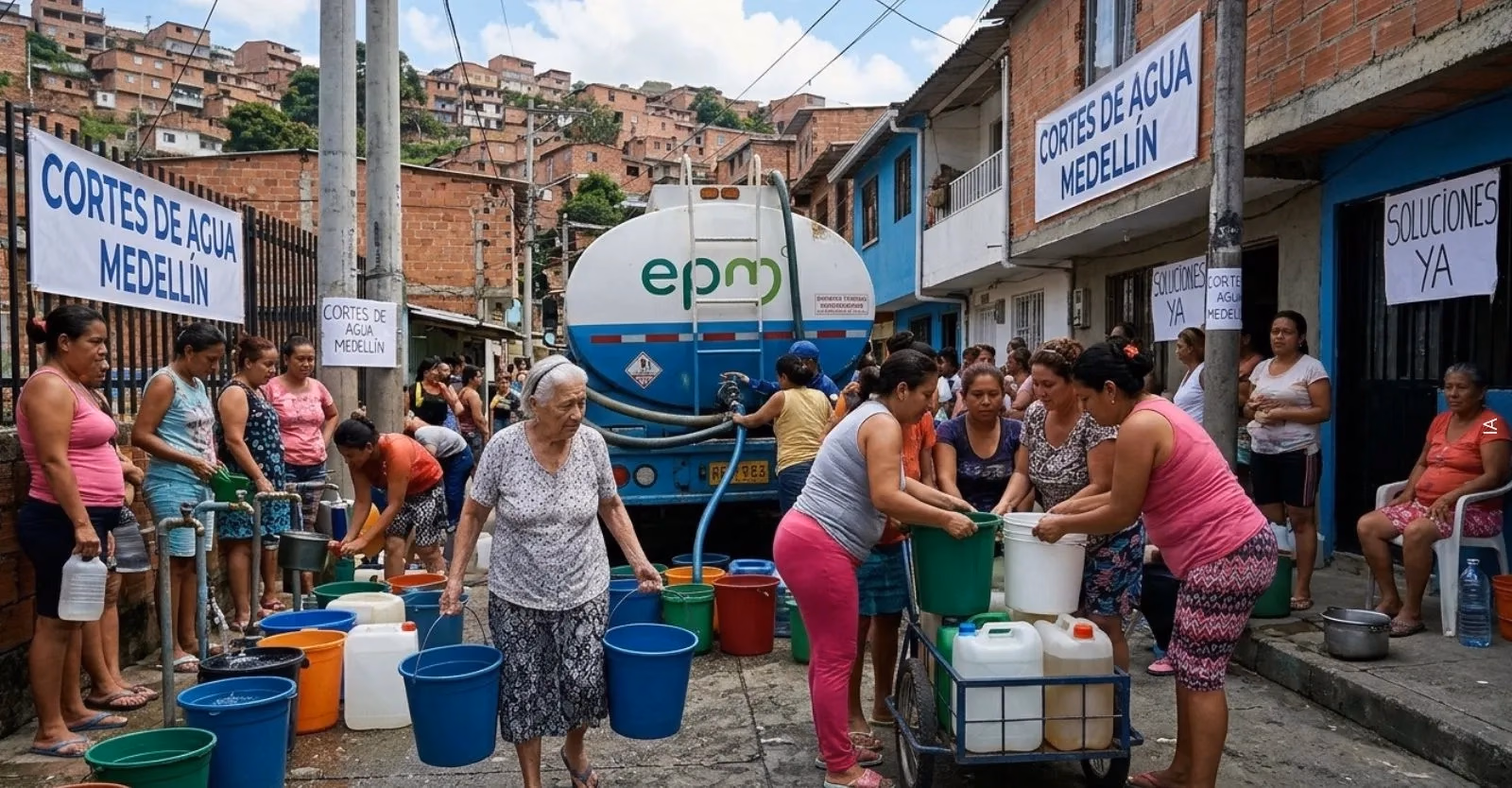 Cortes de agua en Medellín, Bello y Envigado este jueves 22 de octubre del 2026: Barrios afectados y horarios