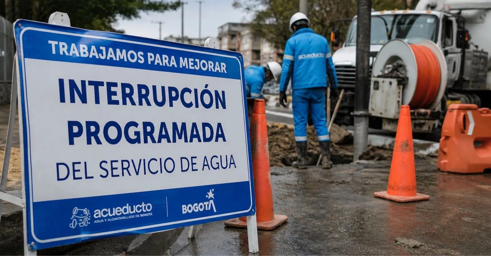 Atención: estos sectores tendrán cortes de agua este 5 de mayo por trabajos de la EAAB.