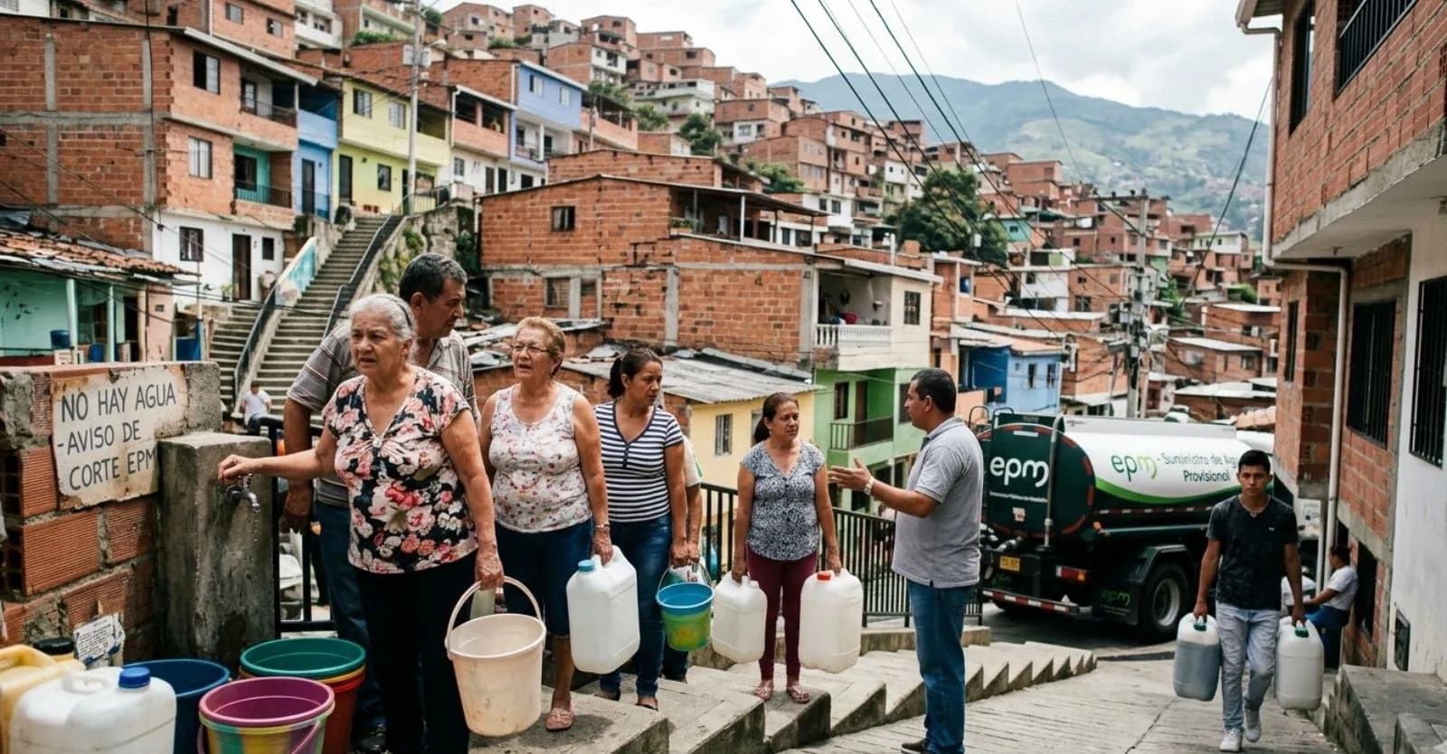 Cortes de agua en Medellín: EPM anunció suspensión del servicio de acueducto este 12 de junio de 2026