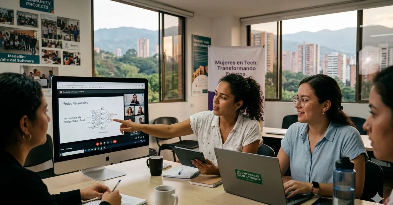 Medellín abrió 1.000 cupos gratis para que mujeres aprendan Inteligencia Artificial: así puedes inscribirte