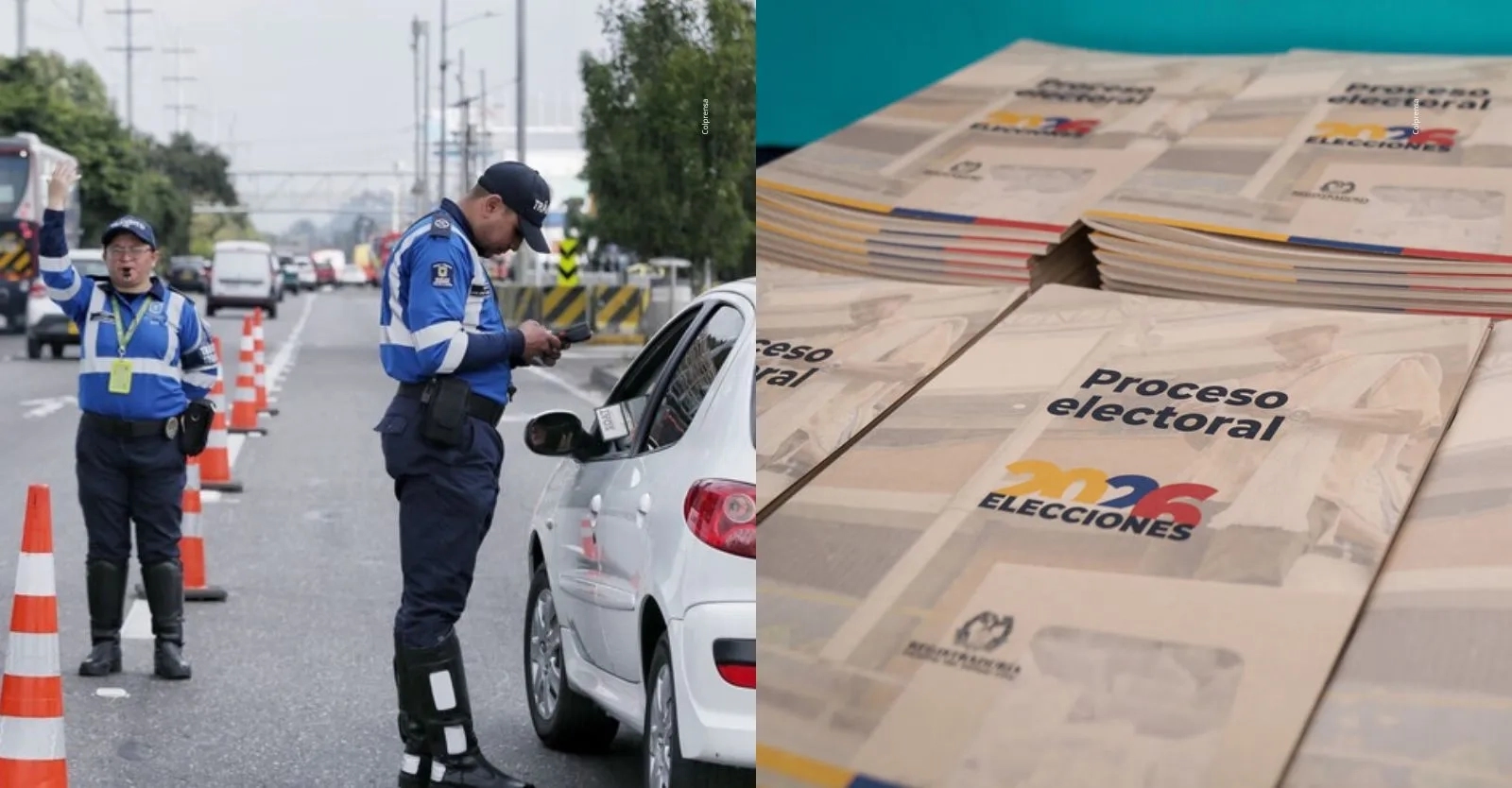 Conoce los desvíos y restricciones de movilidad en Bogotá por las elecciones 2026.