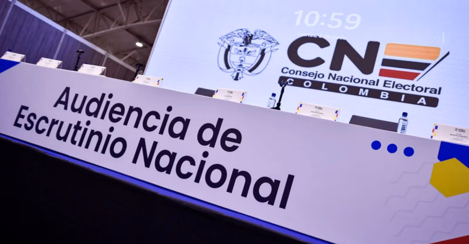 Así fue el cierre del escrutinio que definió la segunda vuelta en Colombia.