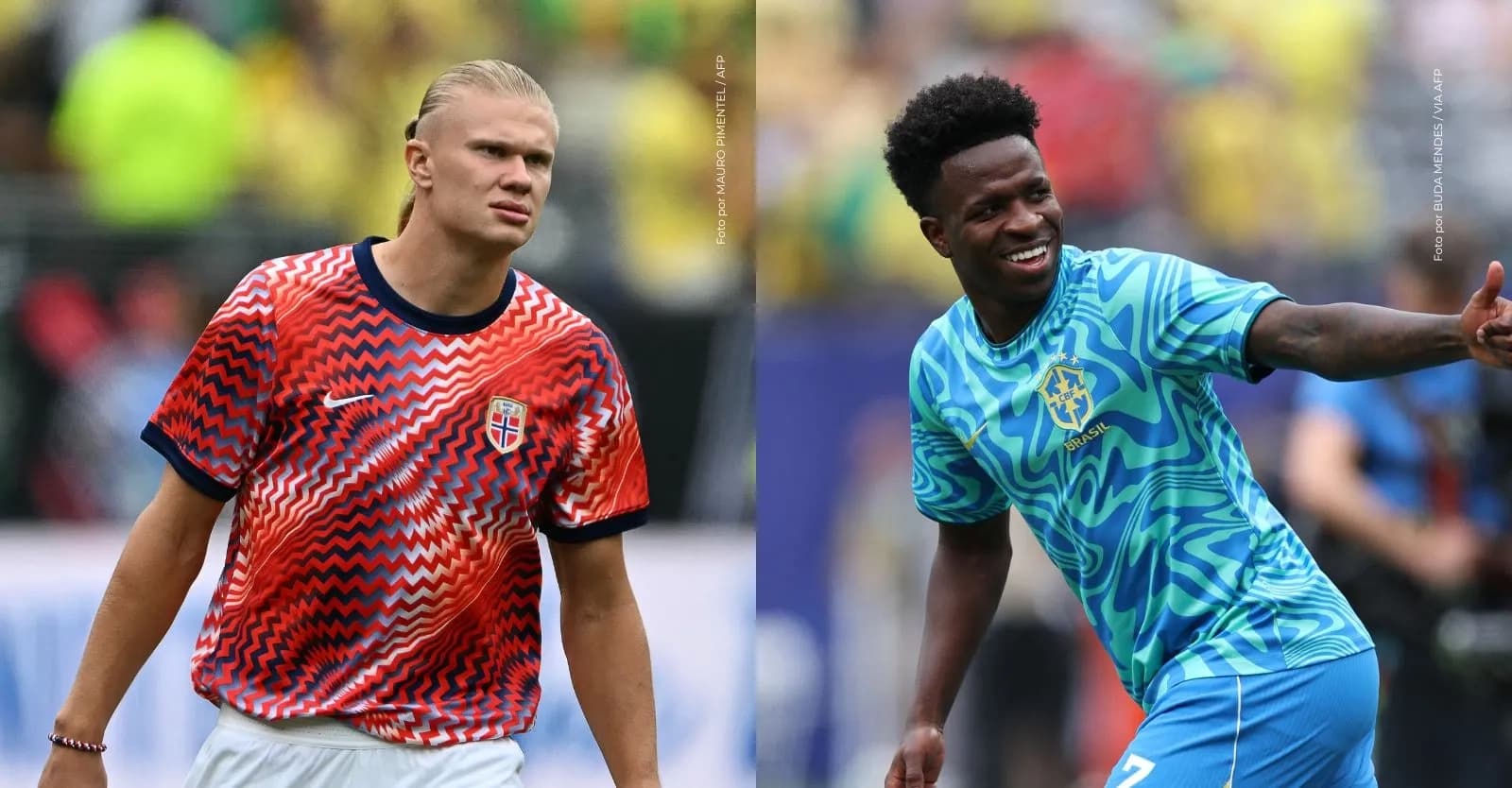 Brasil vs. Noruega: el video viral que Haaland le pidió recrear a Vinicius Jr. antes del partido del Mundial FIFA 2026