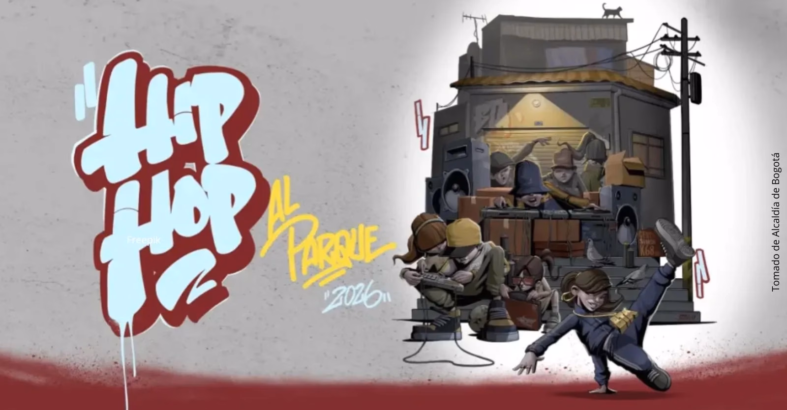 Programación Hip Hop al Parque 2026 en Bogotá: Horarios y artistas