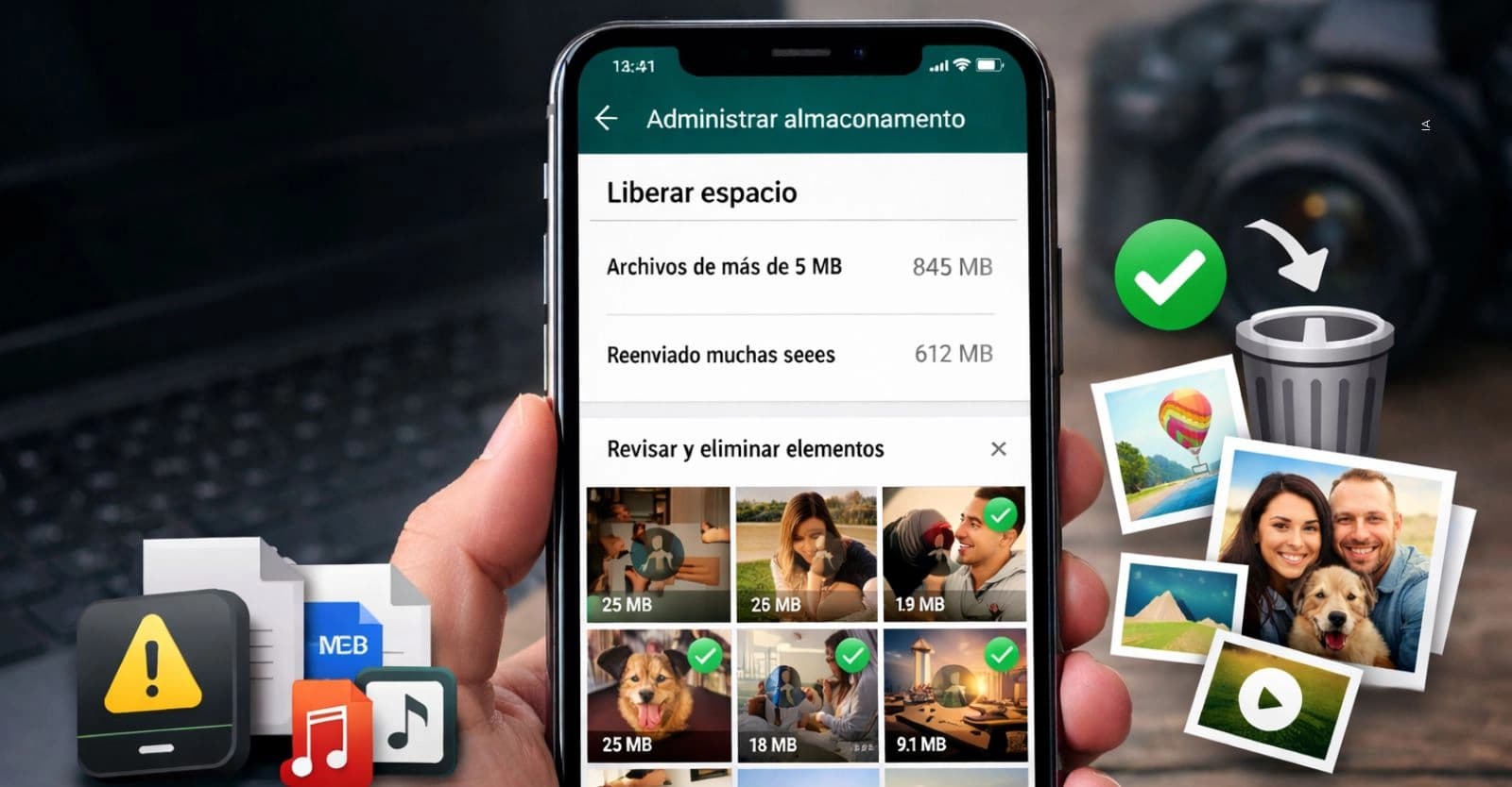 ¿Cómo liberar memoria en WhatsApp paso a paso sin eliminar archivos importantes?