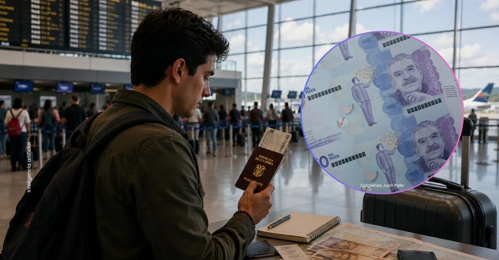 Nuevo impuesto para salir de Colombia en avión en vuelos internacionales