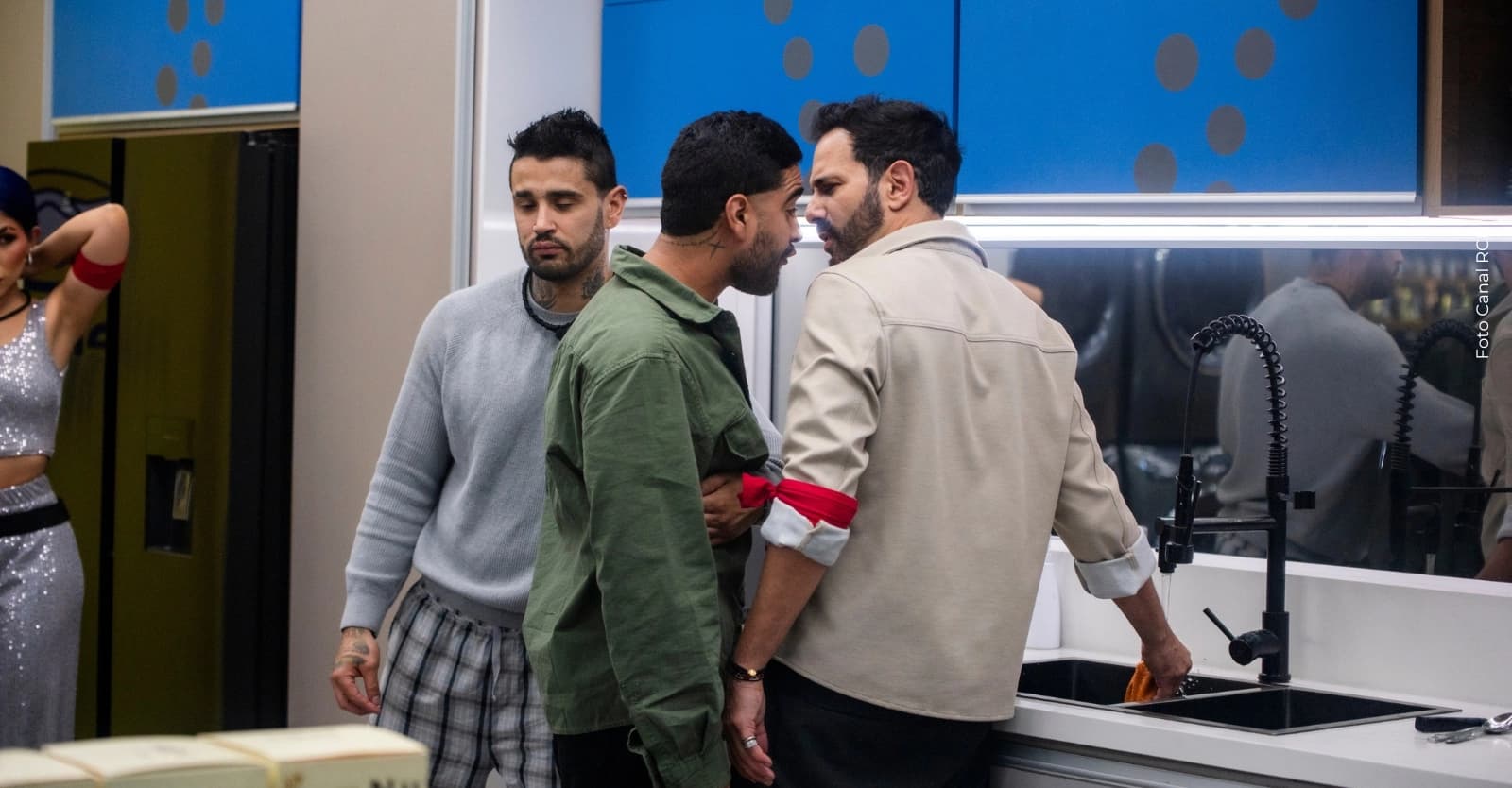 Pelea entre Eidevin López y Alejandro Estrada en La casa de los famosos Colombia